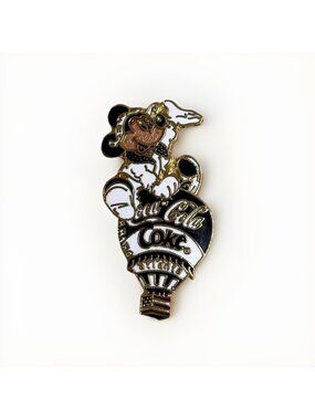 DISNEY PIN COCA COLA MICKEY MOUSE HOT AIR BALLOON UNITED STATES Trading Gift Fun